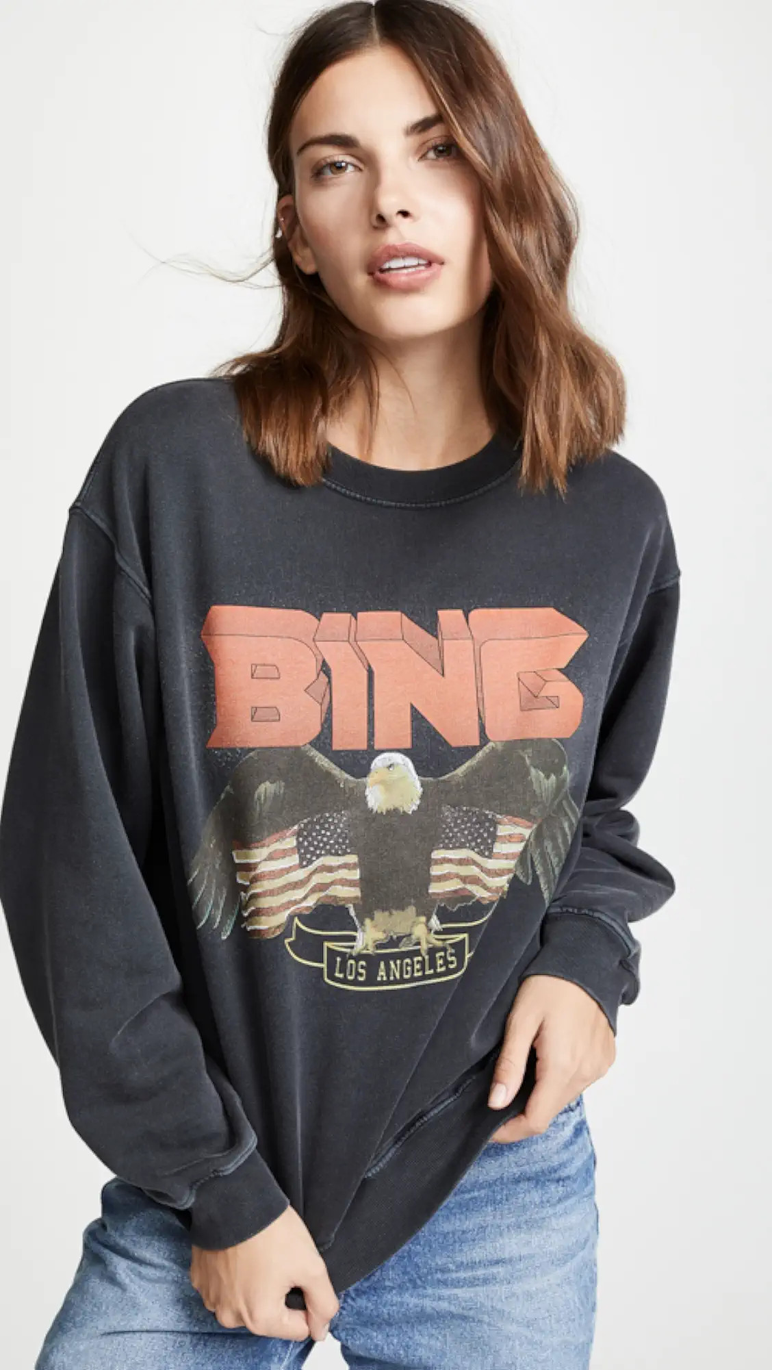 ANINE BING Vintage Bing Sweatshirt | Shopbop | Shopbop