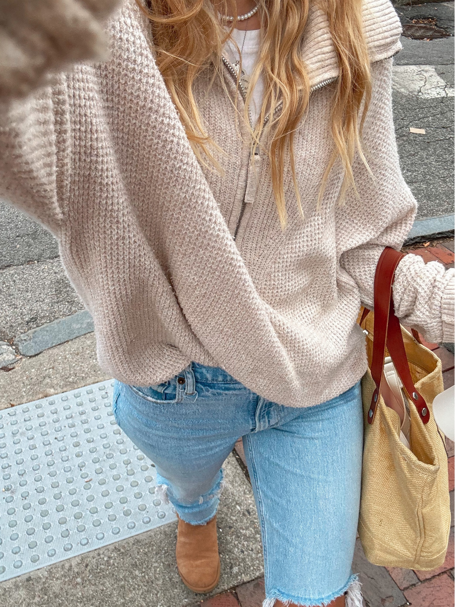 fall casual cute warm outfit