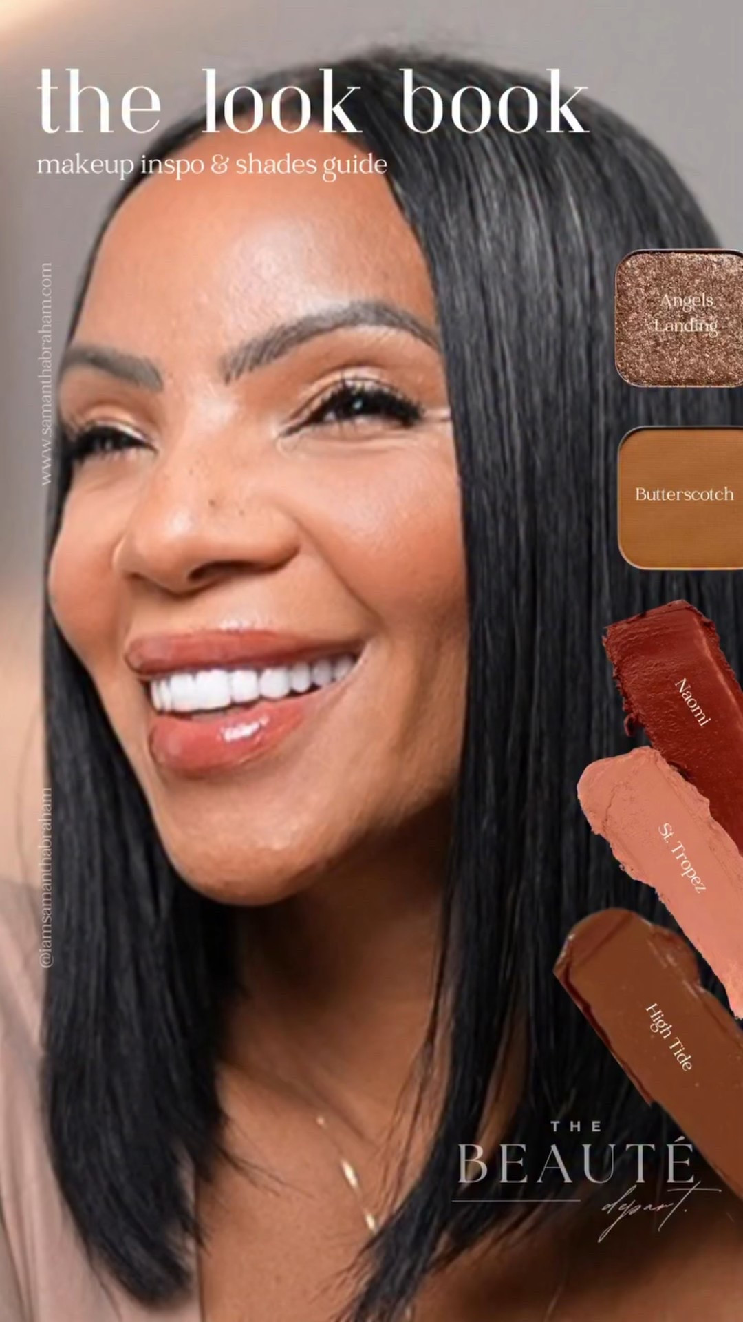 FALL MAKEUP | Comment MATCH for  color match: less is more when you invest in your skincare as your base. When you start truly focusing on self care and not what new and trending, you can have those well putting together looks everyday! 

When I stop focusing on the latest new product to fix and direct my skin or makeup that’s when the glow up started coming together! Ingredients & consistency give you that expensive look every time 🤎

Products used:

•custom makeup palette

Lip & cheek: Naomi, St. Tropez

Bronzer: high tide 

Lip: raspberry lip gelato

Eyes: angels landing, butterscotch

Brush: Detail brush

Brows: @urbandecaycosmetics brow blade in blackout

Setting spray: @danessa_myricks yummy skin burring matte setting spray 

Powder: GR (see highlight bubbles)

#browngirlmakeup #elegantmakeup #luxurymakeup