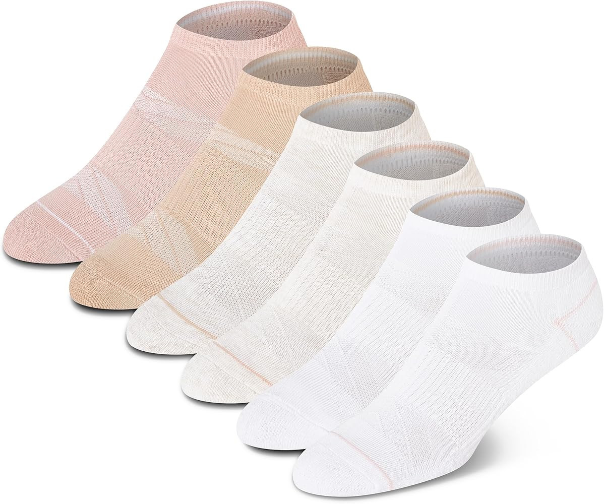 Champion Women's Low Cut Beathable Moisture-Wicking Athletic Socks (6-Pack) | Amazon (US)