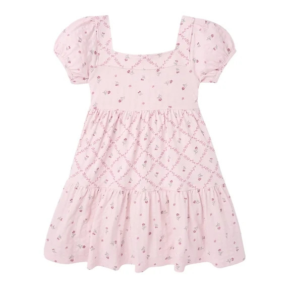 Modern Moments by Gerber Toddler Girl Tiered Dress, Sizes 12 Months - 5T | Walmart (US)