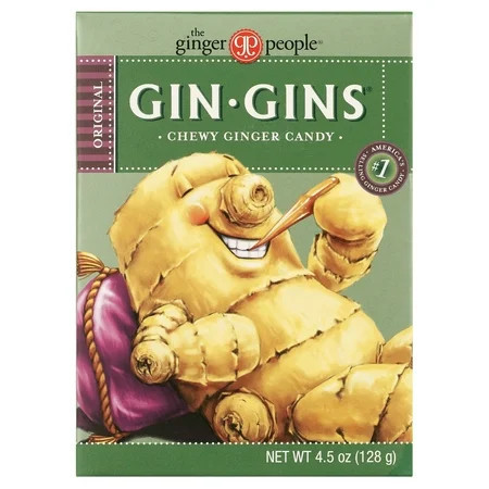 Gin Gins Original Chewy Ginger Candy 4.5 Oz | Walmart (US)