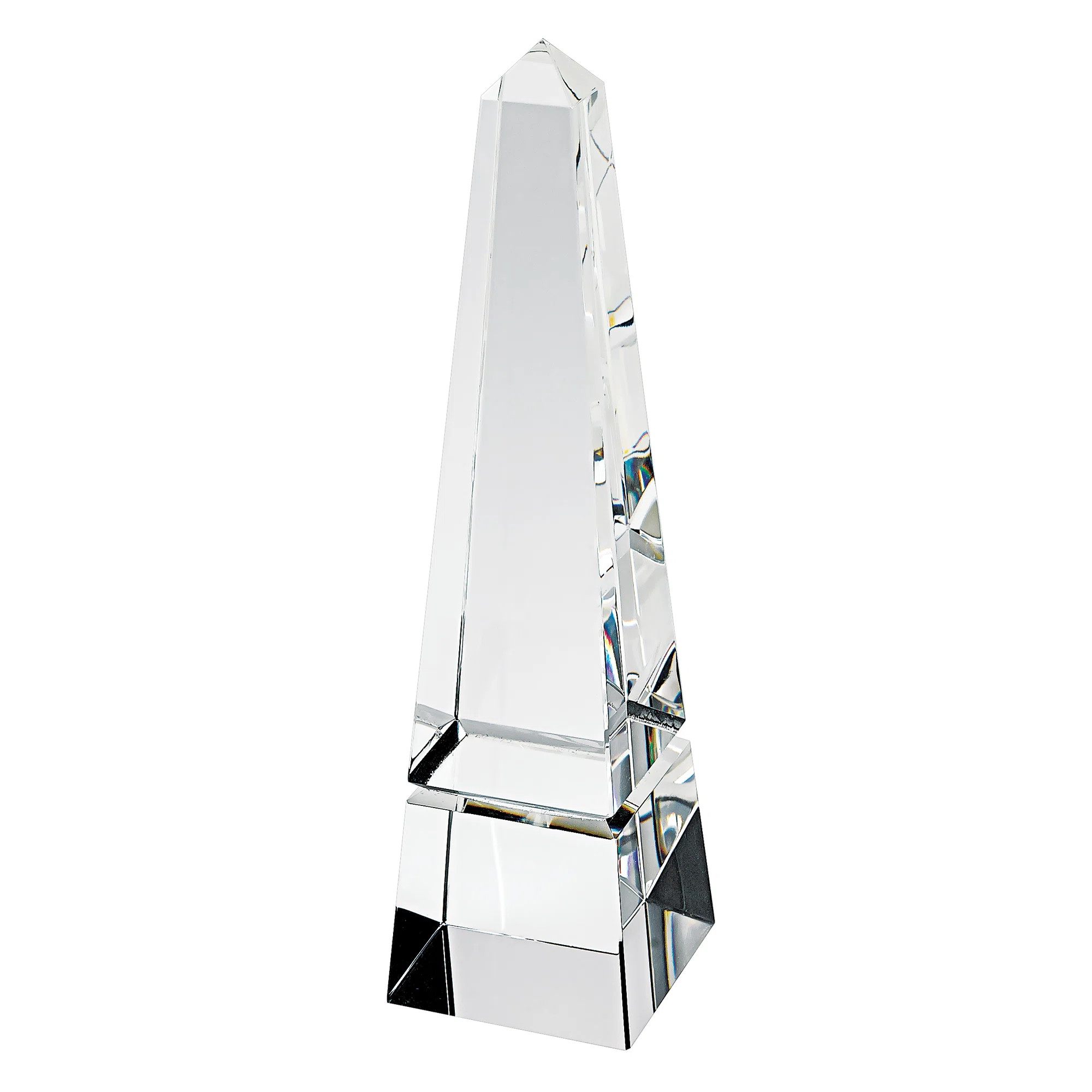 Orren Ellis Headingley Clear Crystal Obelisk Statue & Reviews | Wayfair | Wayfair North America