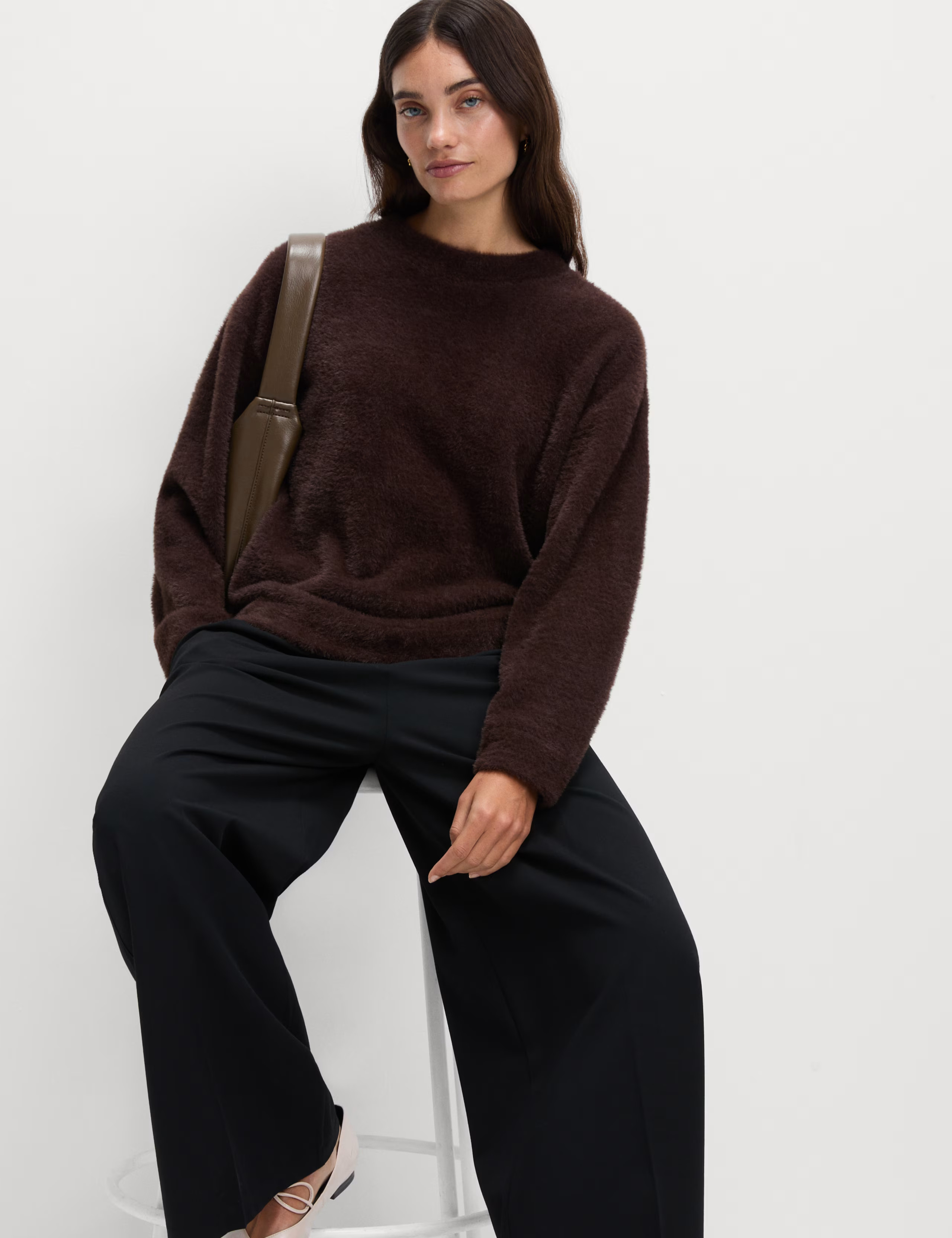 Crew Neck Cosy Sweatshirt | Marks & Spencer (UK)