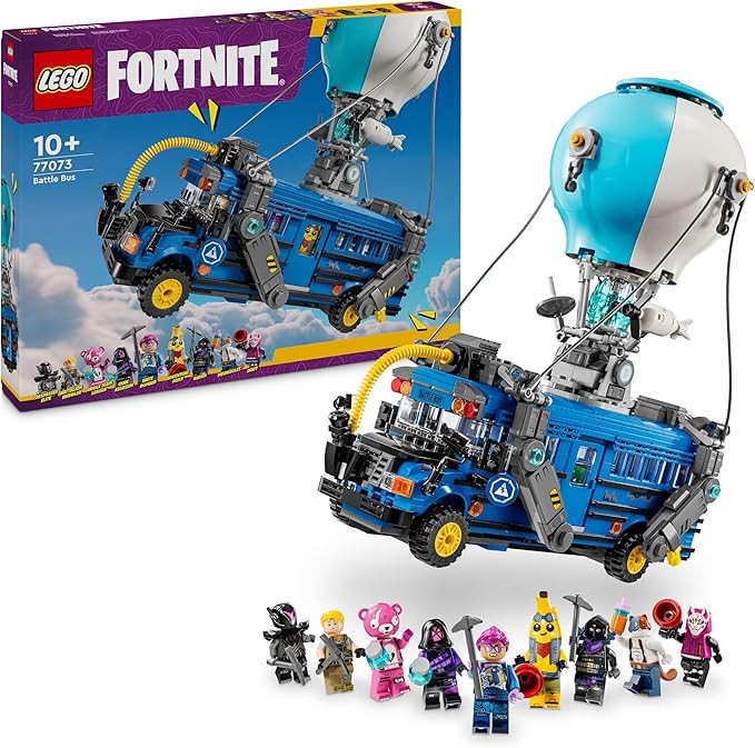 LEGO Fortnite Schlachtenbus – Spielzeug Fahrzeug aus dem Videospiel mit 9 Minifiguren und Zubeh... | Amazon (DE)