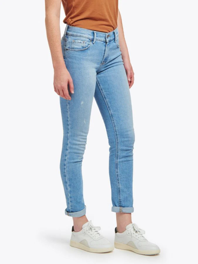 Women's Slim Boyfriend Hubert Jeans - Mott & Bow | Mott & Bow
