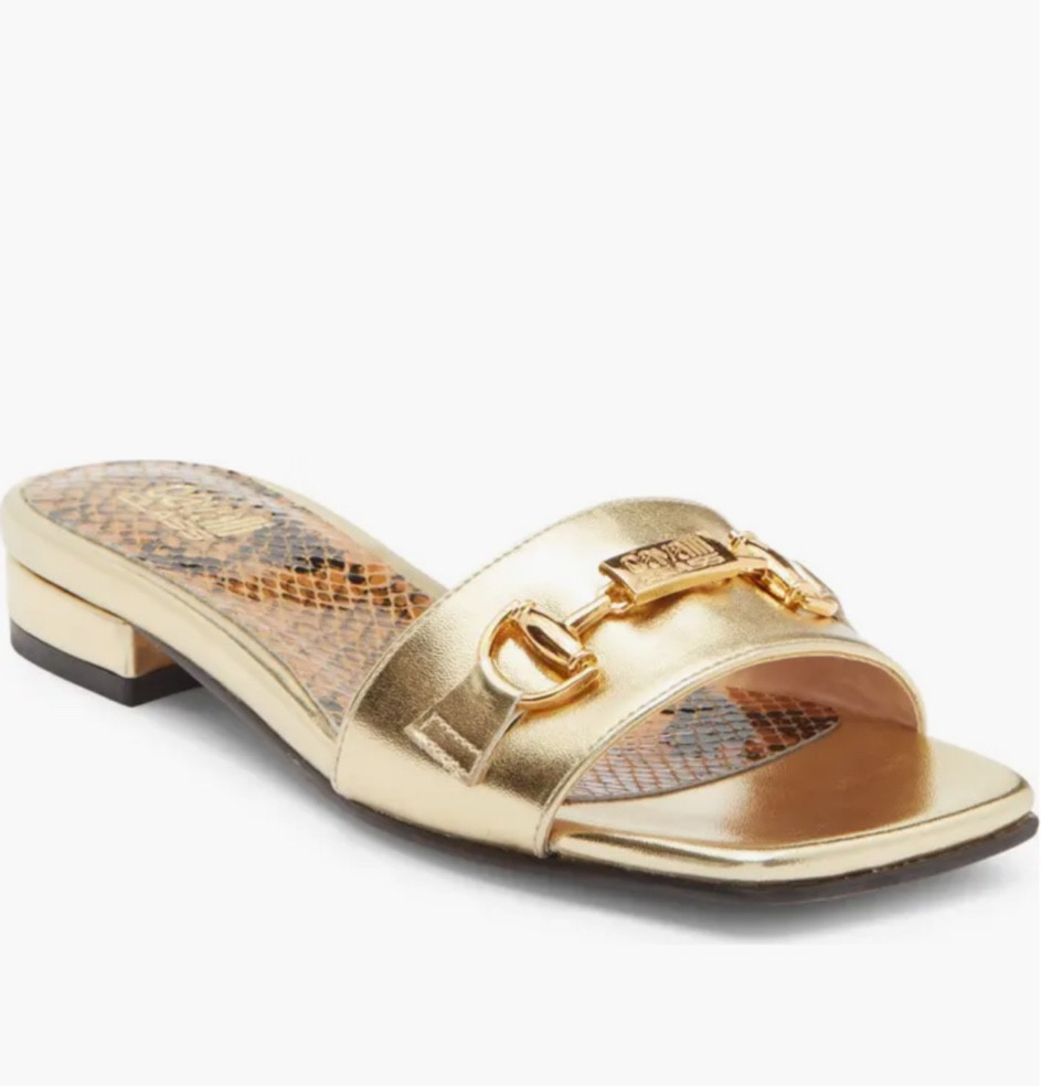 Flat Slide Sandal 
Roberto Cavalli

#LTKSeasonal #LTKSaleAlert #LTKTravel