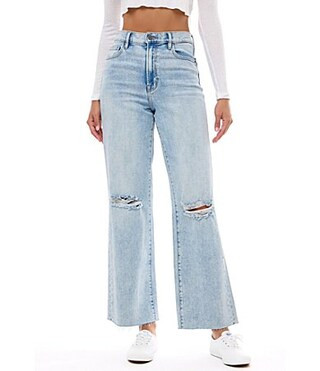 Hidden Jeans Logan High Rise Distressed Dad Jeans -  26 | Dillard's