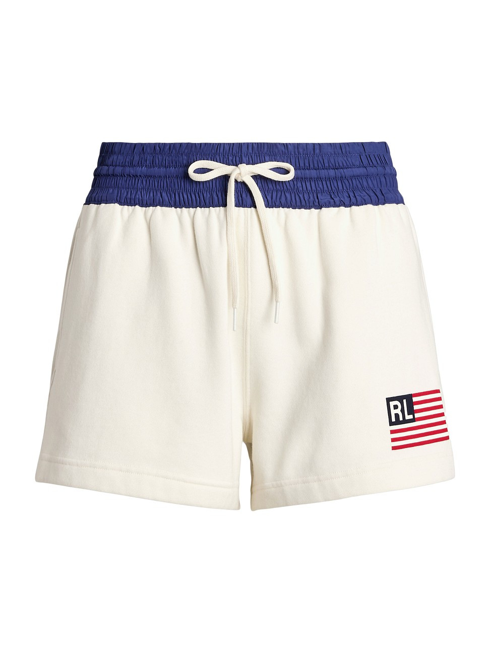 Women's Flag Fleece Lounge Shorts - Deckwash White - Size Large | Saks Fifth Avenue