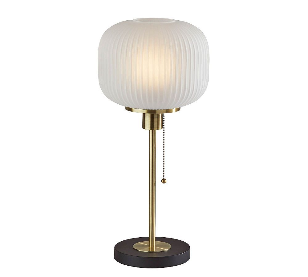 HomeLightingTable LampsNausica Ribbed Glass Table Lamp | Pottery Barn (US)