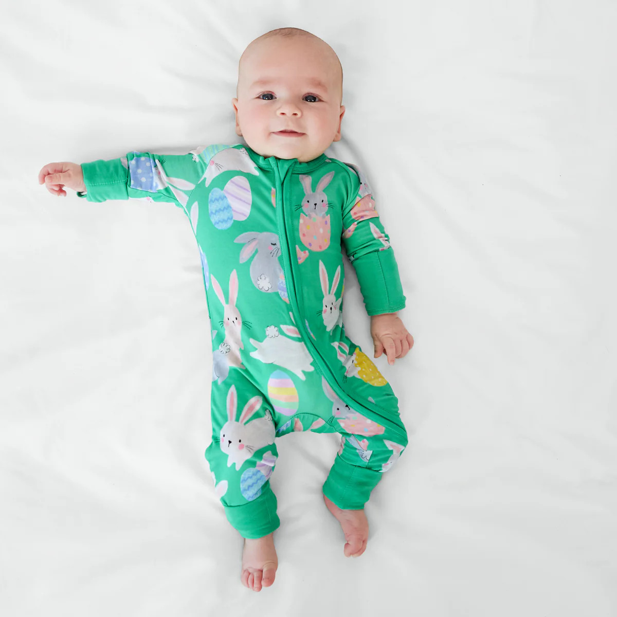 Green Hoppy Days Zippy | Little Sleepies