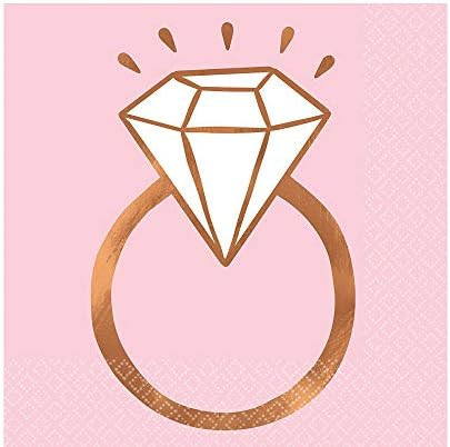 Amazon.com: ELEGANI Special Occasions, Wedding, Bachelorette Party Supplies; Blush & Rose Gold Di... | Amazon (US)