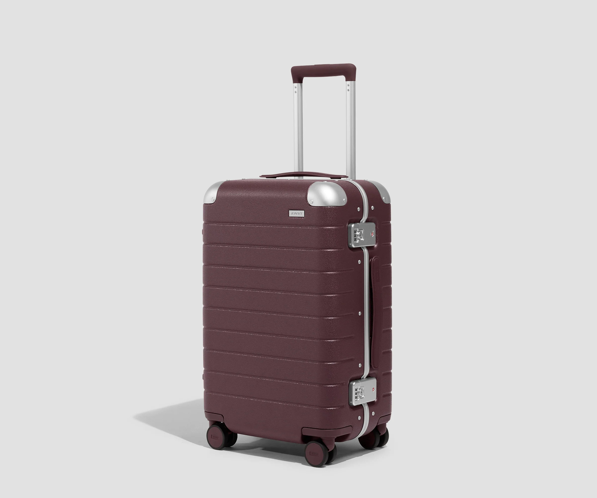 Aluminum Edge Carry-On suitcase in Oxblood Red | Away | Away