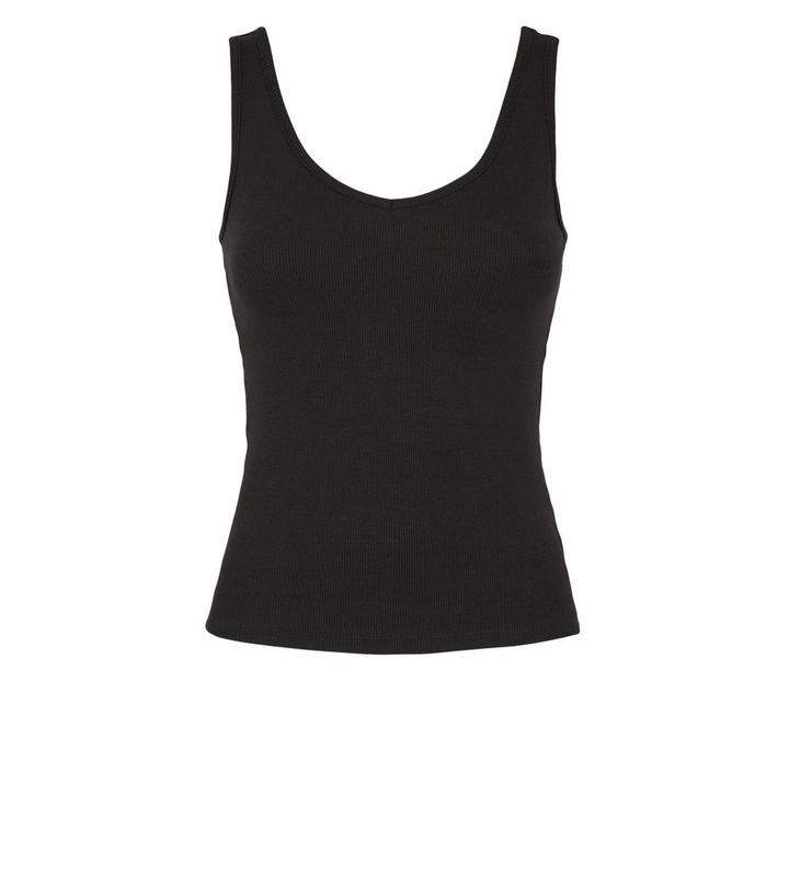 Black V Neck and Back Ribbed Vest
						
						Add to Saved Items
						Remove from Saved Items | New Look (UK)