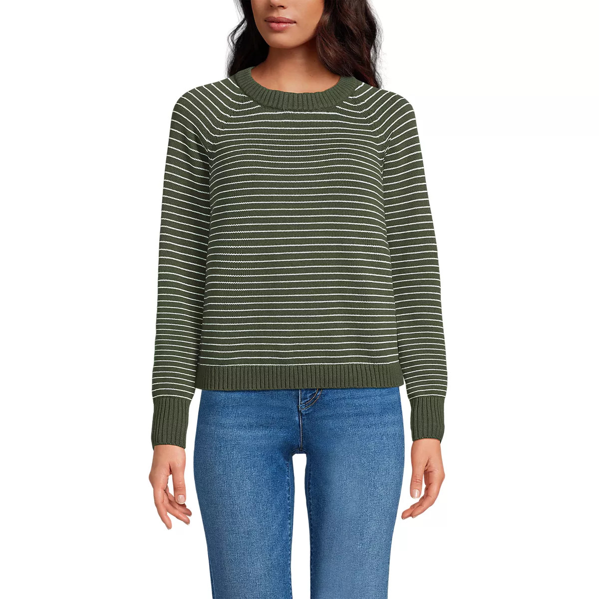 Women's Drifter Raglan Crew Sweater | Lands' End (US)