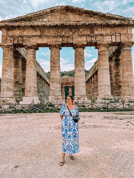 This dress is comfy, lightweight & won’t wrinkle! It was the perfect travel dress! I love the white and blue vibes especially for Europe! Such a fun look! 

#LTKeurope #LTKtravel #LTKcurves