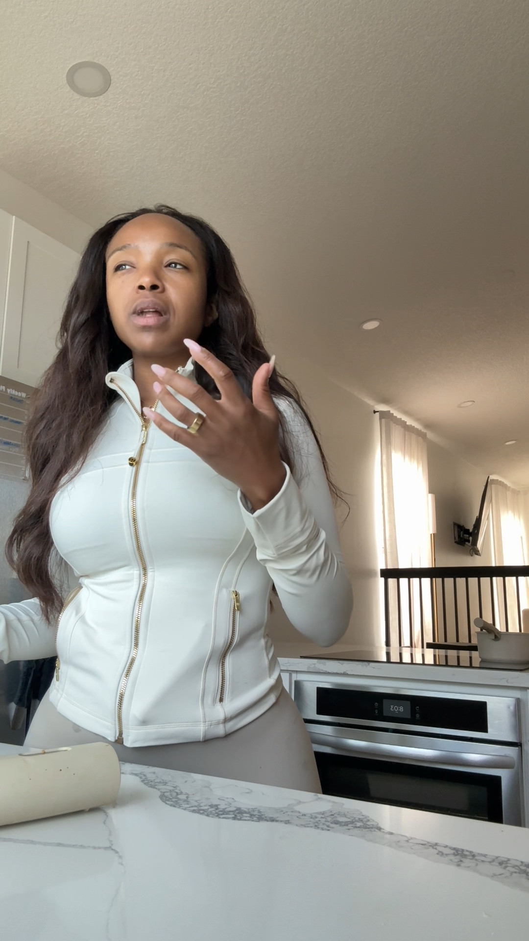 Hi Babes!

The matching set that’s been on repeat lately 🤍

This zip-up jacket is so flattering and gives that snatched, put-together look while still being incredibly comfortable. Whether you’re heading to Pilates, running errands, grabbing coffee, or traveling, this set makes looking cute effortless.

It’s giving elevated athleisure and I’m here for it.

Where to wear this:
• Pilates & workouts
• Airport travel days
• Coffee runs
• Weekend errands
• Casual everyday wear

Undergarments: Seamless nude underwear recommended (linked).

Everything is linked below!

xx Kira | IG: KirasFashionFinds

34D - 27 - 40 • Size Small or 4