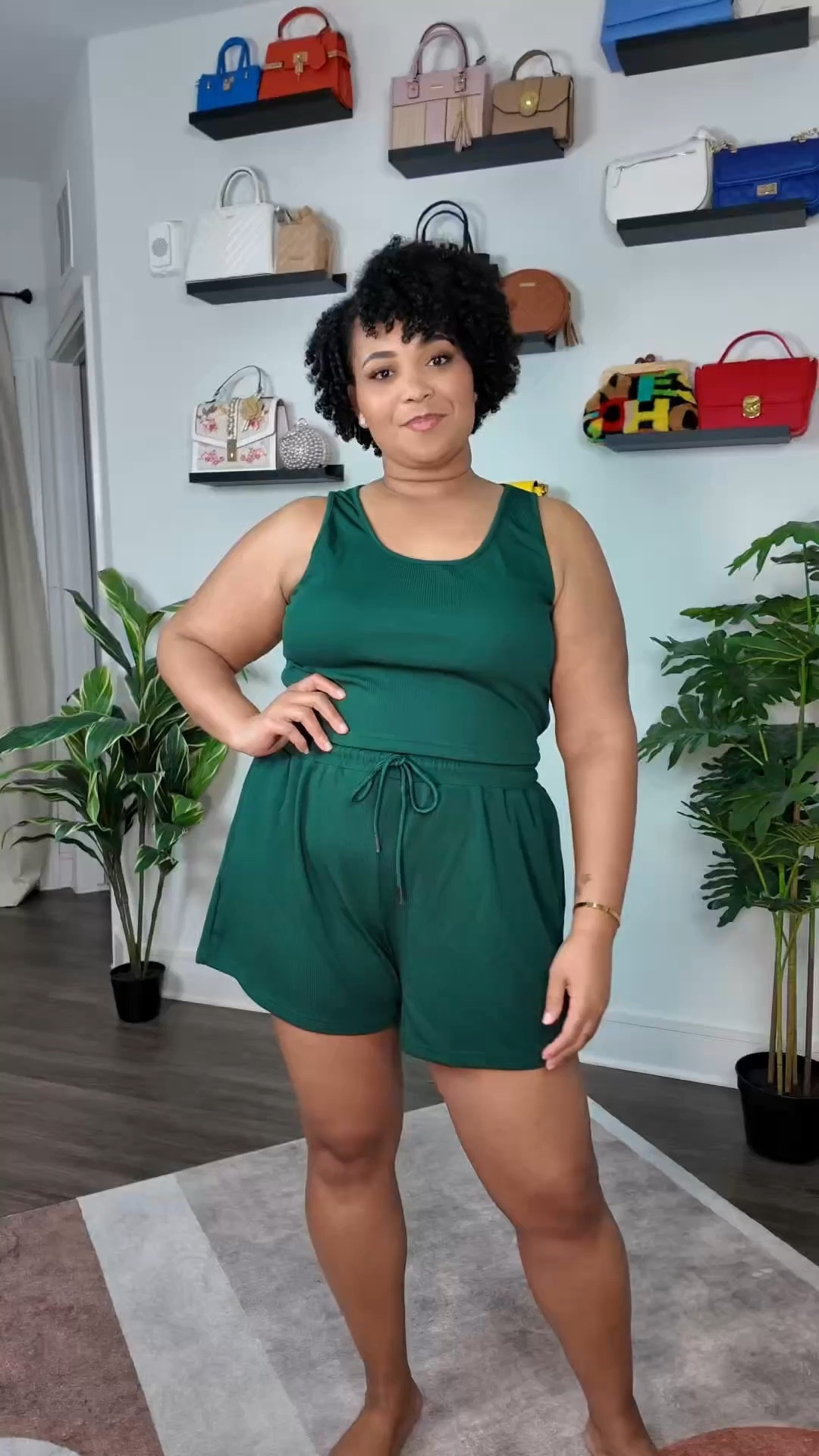Casual Green Two Piece Set. Easy Everyday Outfit for Curves  

#LTKPlusSize