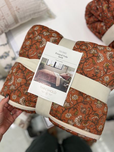 Pretty new quilt from Target! Love these tones for fall 🤎🍂 bedroom, bedding, blanket

#LTKfindsunder100 #LTKhome #LTKSeasonal
