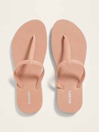 Plant-Based T-Strap Flip-Flops for Women | Old Navy (US)