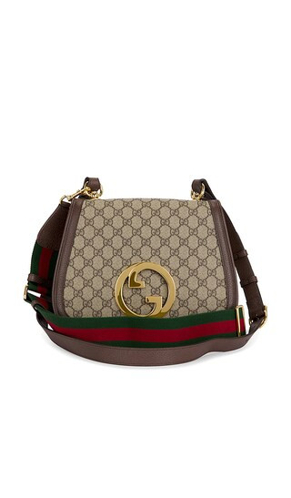 Gucci Blondie Shoulder Bag in Beige | Revolve Clothing (Global)