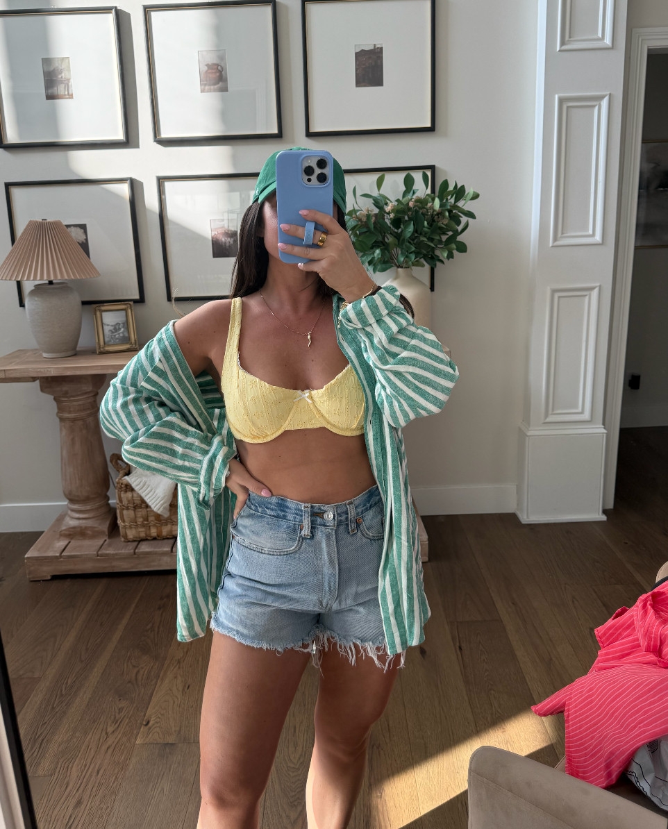 Target swim!! Wearing a medium!! These jeans shorts are a staple in my spring and summer closet!! 

summer outfit, spring break outfit, vacation outfit, resort wear, swim, bikini top, bikini bottoms, target swim, finds under $50  

 #LTKStyleTip #LTKSwim #LTKTravel