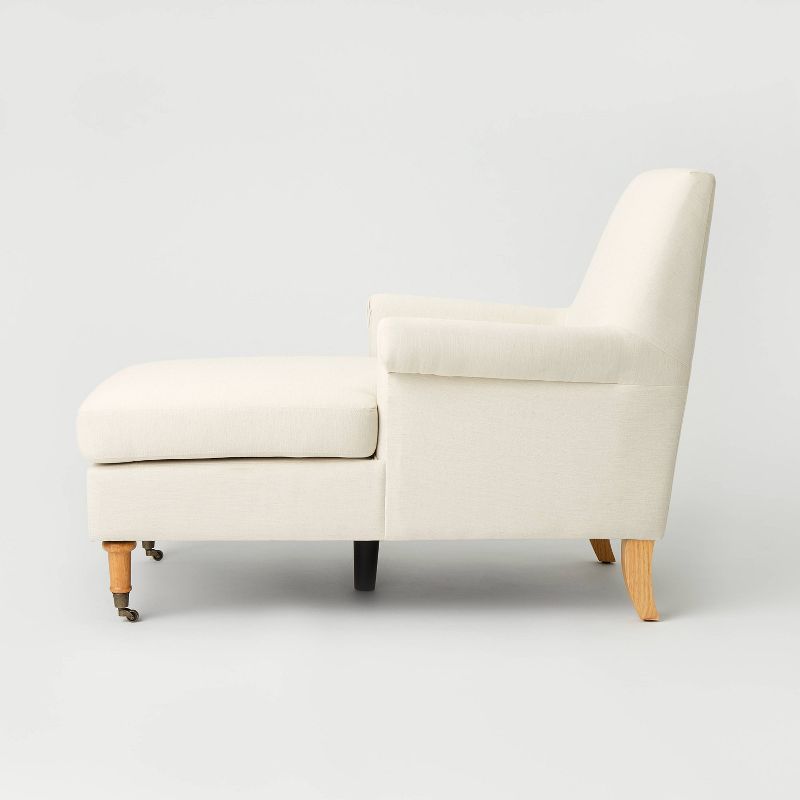 Mercer Chaise Natural Linen - Threshold™ designed with Studio McGee | Target