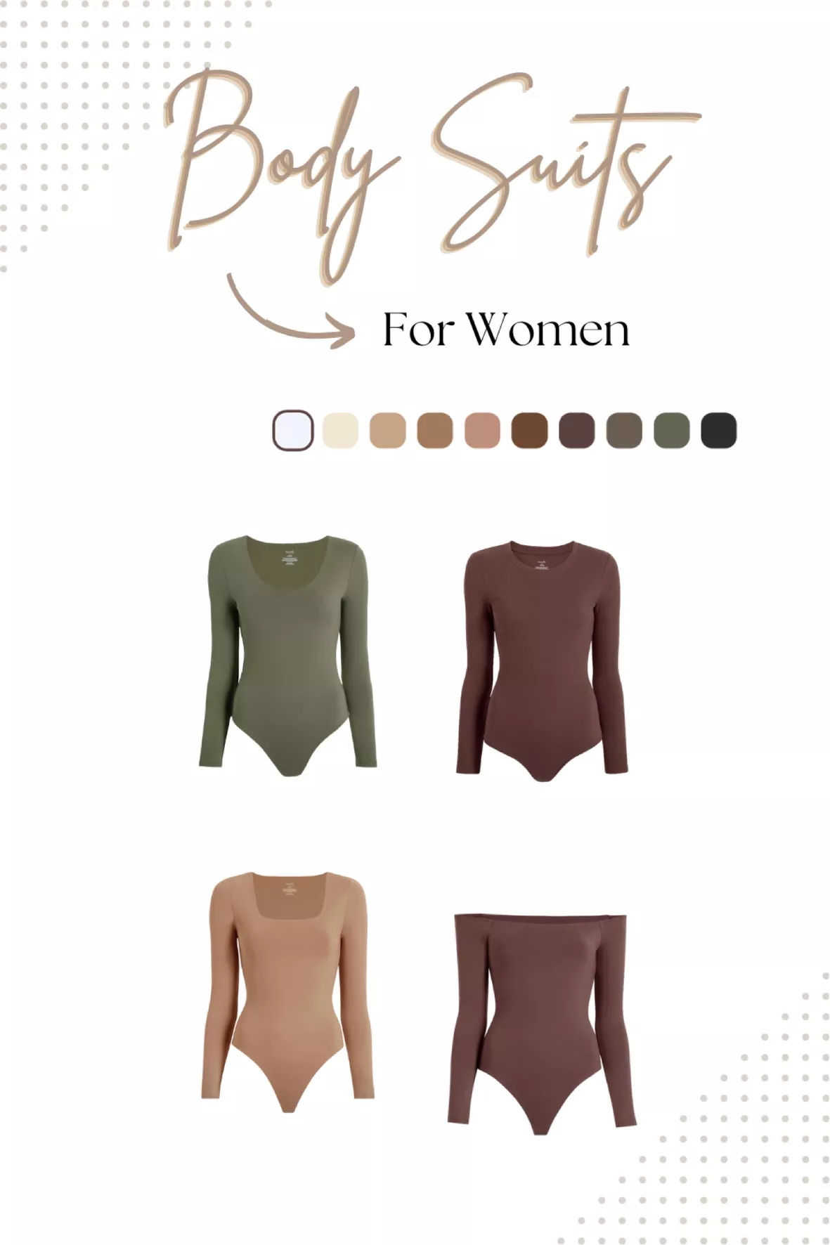 Women's Square Neck Bodysuit curated on LTK
