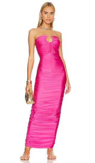 x REVOLVE Magalenha Maxi Dress in Fuchsia | Hot Pink Dress Dresses | Resort Wear 2023 |  | Revolve Clothing (Global)