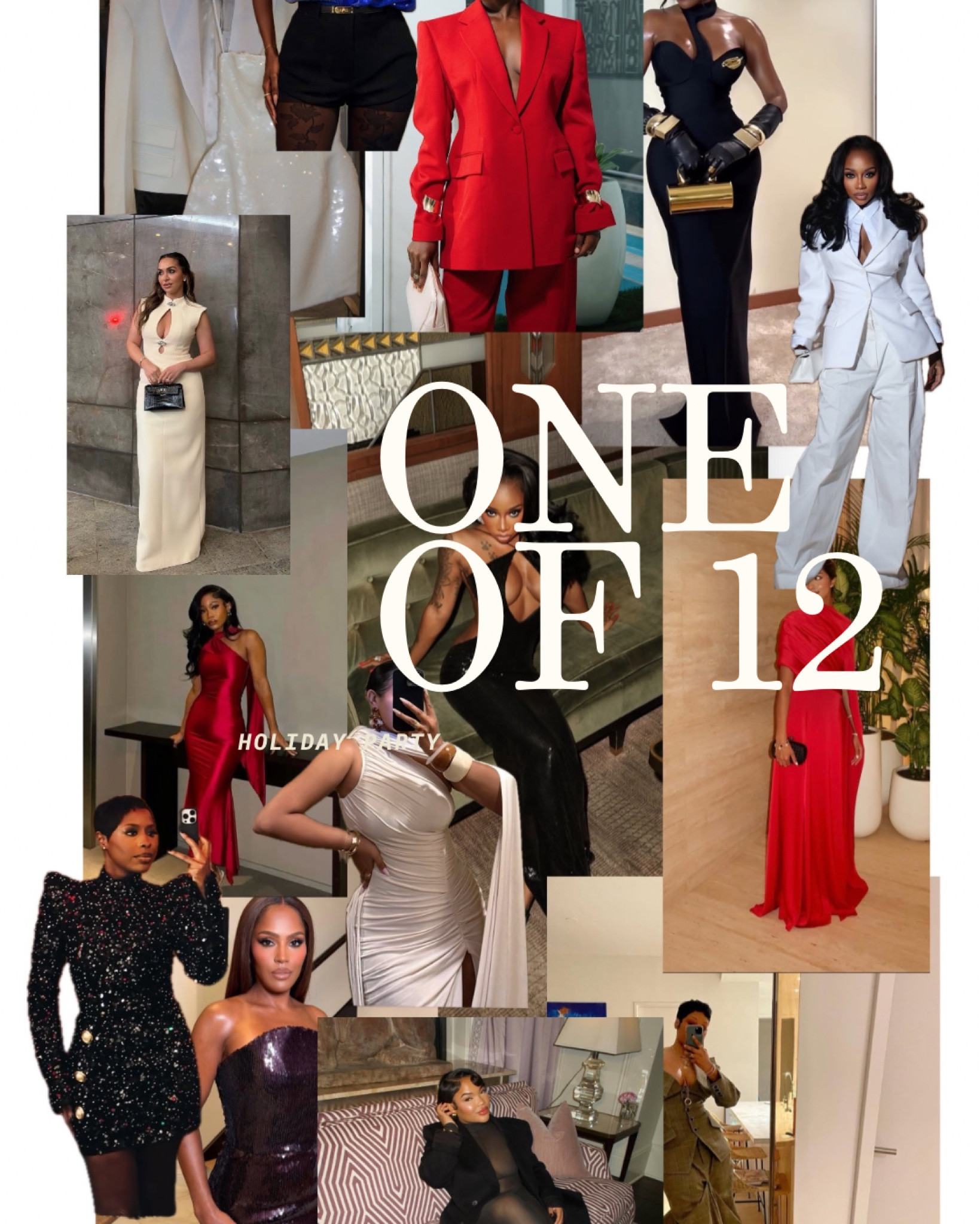 DAY 1: Holiday party✨ Which girl are you? Festive, Tailored, Holiday color or Neutral? 
#fashioninspo #styletip #fashionedit #holidayparty 

#LTKHoliday #LTKGiftGuide #LTKSeasonal