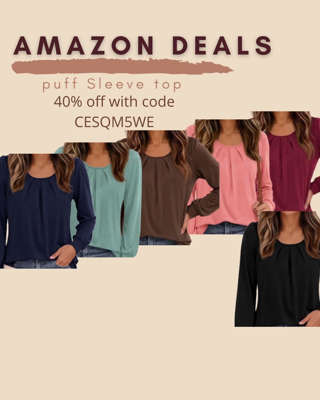 $9 ends 9/14

Amazon fashion
Amazon deals
Puff sleeve top

#LTKSaleAlert