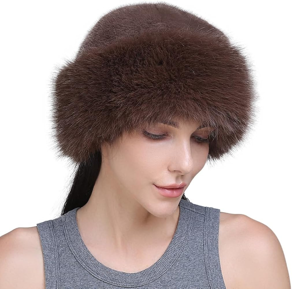 Luxurious Women’s Faux Mink Mongolian Hat Thickened Faux Fur Hat Winter Russian Hats Fluffy Win... | Amazon (US)