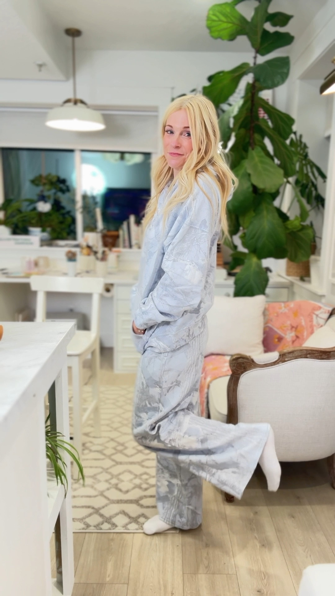 Soft, cozy, and perfectly matching — this lounge and travel set is my go-to for airport days, Thanksgiving travel, or cozy Christmas mornings.

The fabric is buttery soft, lightweight but warm, and the cute winter botanical print makes it feel festive without being over the top.

Perfect for lounging at home, long drives, or flights when you still want to look pulled together.

#traveloutfit #holidaytravel #airportoutfit #cozyset #winterstyle #loungewear #thanksgivingtravel #christmasoutfit #matchingtravelset #botanicalprint

#LTKGiftGuide #LTKTravel #LTKgrwm