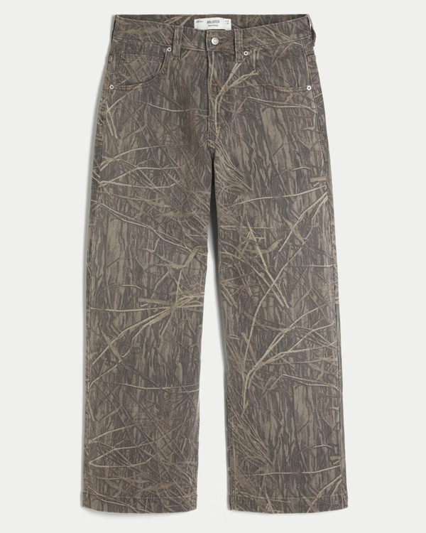 Men's Camo Super Baggy Jeans | Men's Bottoms | HollisterCo.com | Hollister (US)