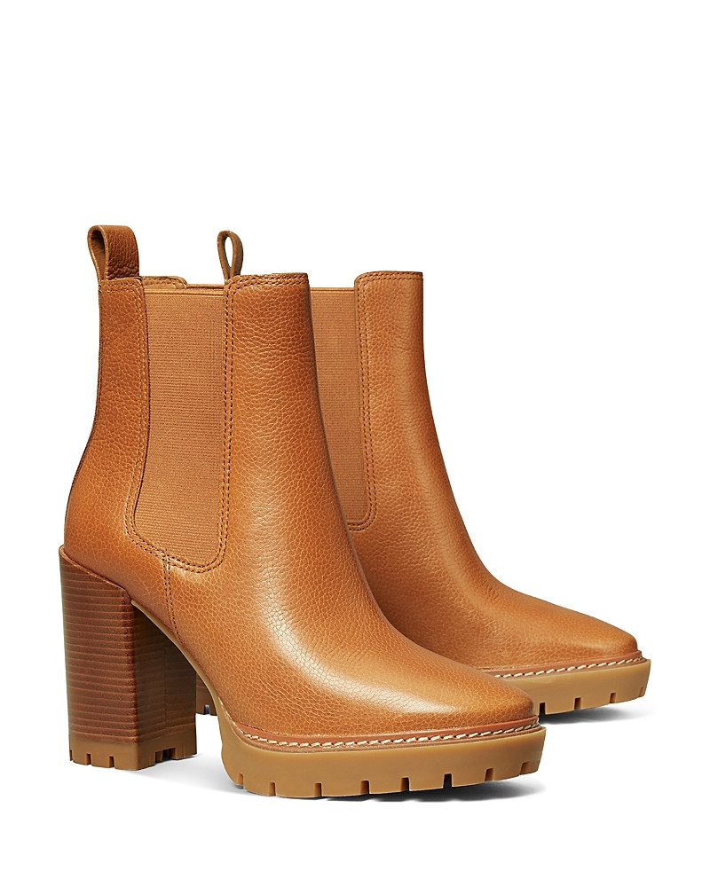 Tory Burch Women's Carson Lug Sole High Heel Boots | Bloomingdale's (US)