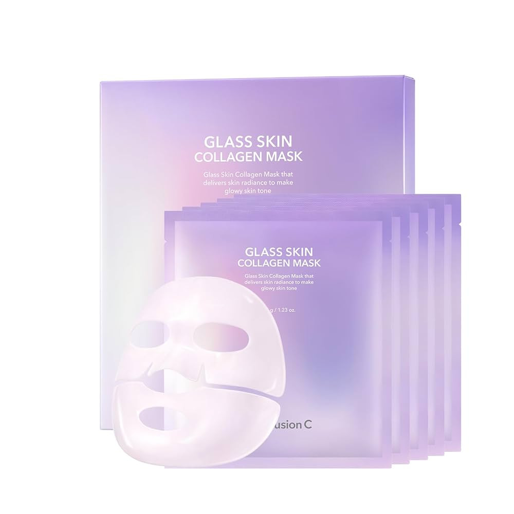 Cell Fusion C Glass Skin Collagen Mask, 1.23 oz. x 5 Sheets, Overnight Hydrogel Mask with Triple ... | Amazon (US)