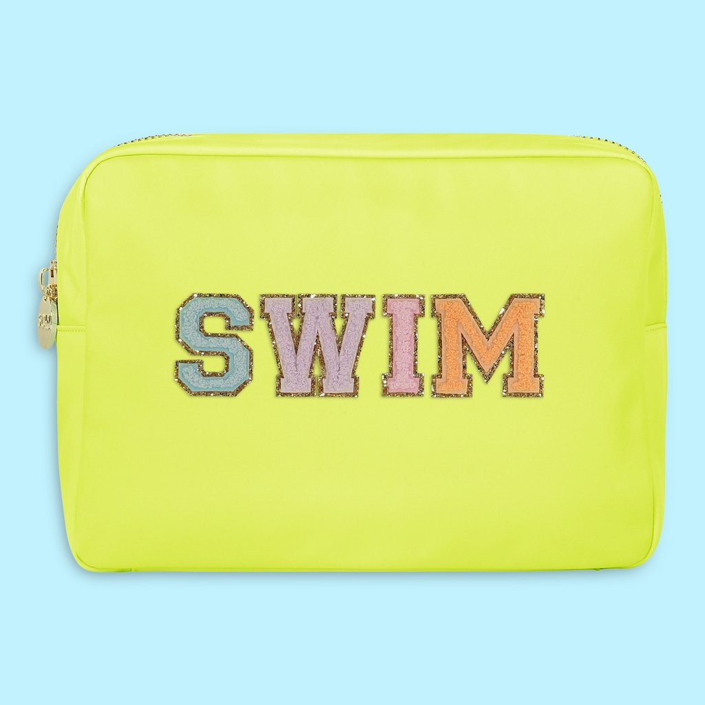 Lime 'Swim' Large Pouch | Stoney Clover Lane