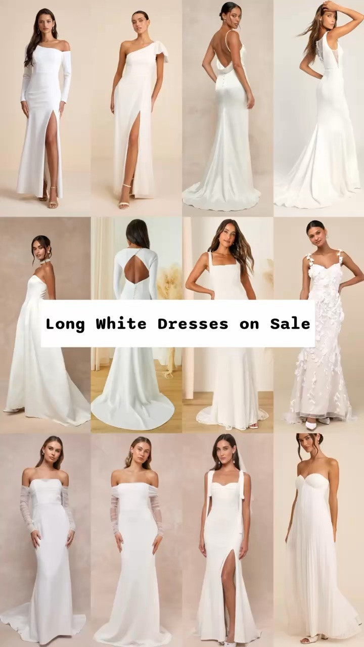 Long white maxi dresses on sale today @Lulus

#LTKWedding #LTKSeasonal #LTKSaleAlert