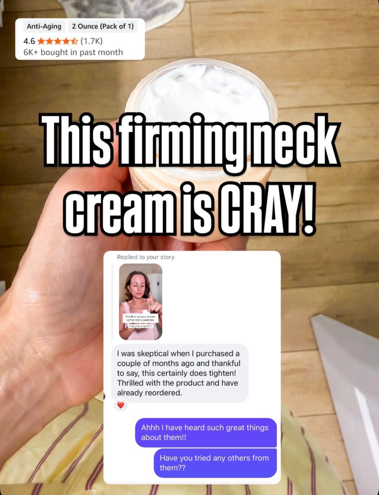 10 anti-aging products you’ll have to pry out of my hands!! I love this firming neck cream - I’ve been using it morning and night!

#LTKmorningroutine #LTKselfcare #LTKBeauty