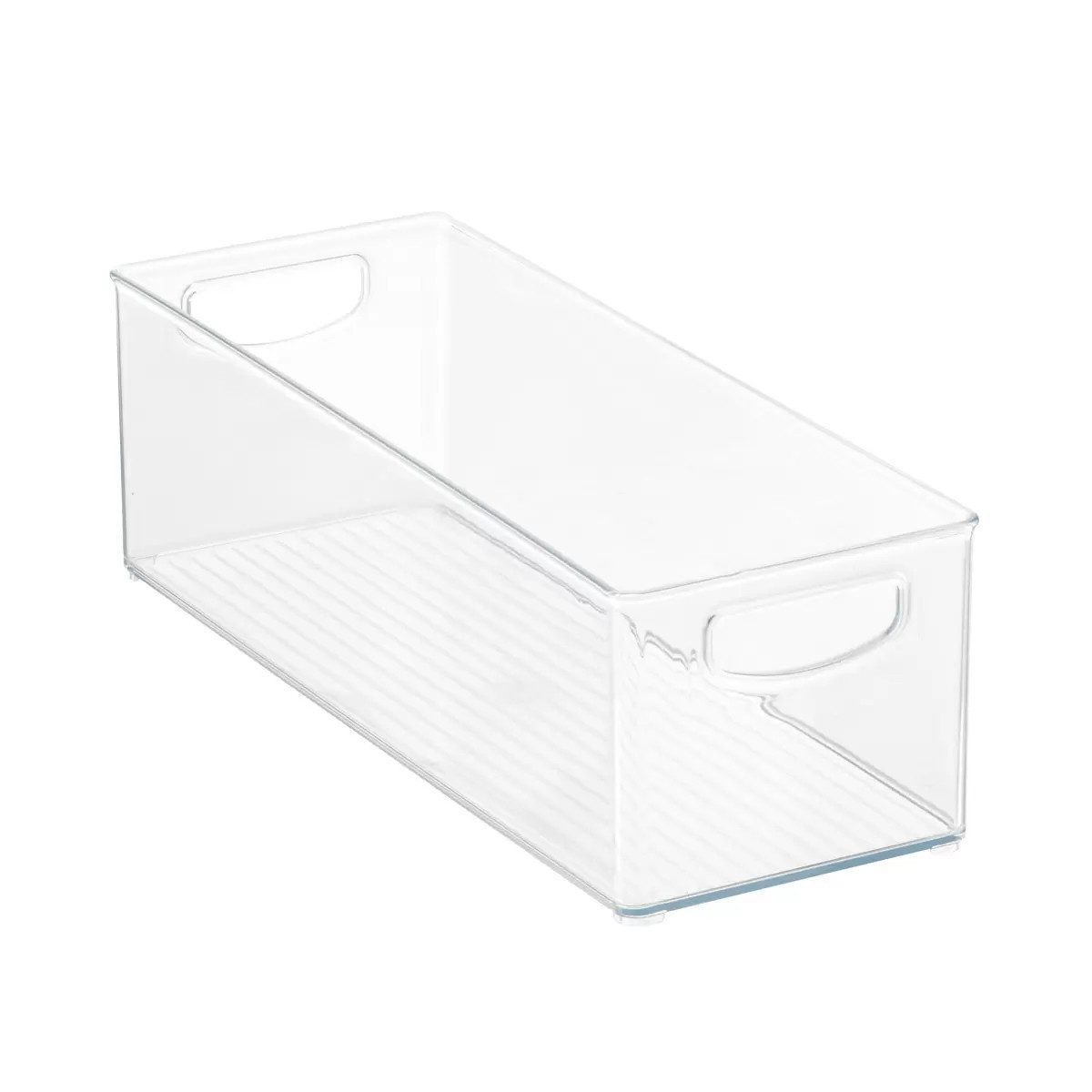 iDESIGN Linus Medium Deep Drawer Bin Clear | The Container Store