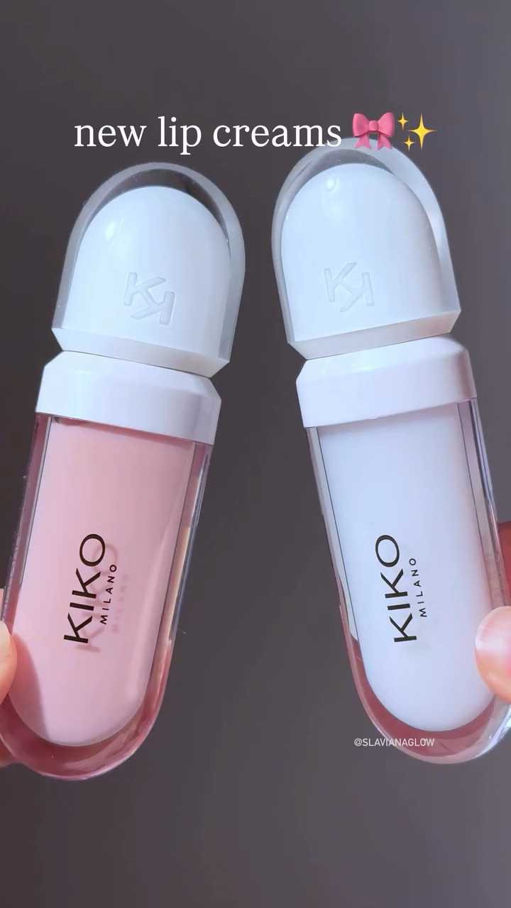 pink or clear lip cream? 🎀✨

@kikomilano lip volume in tutu rose and transparent 

🏷️ kiko lip volume tutu rose, kiko lip volume transparent, glossy lip balm, pink vs clear lips, juicy lip look.

#kikomilano #makeup #glossylips #lipcreams #softglam