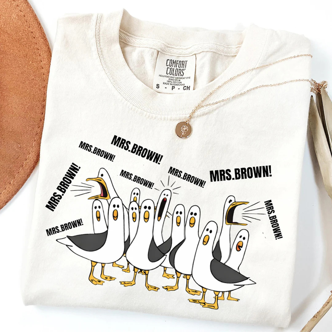 Comfort Colors® Custom Seagulls Teacher Shirt, Funny Teacher Tee, Teacher Appreciation Gift, Fun... | Etsy (Global)