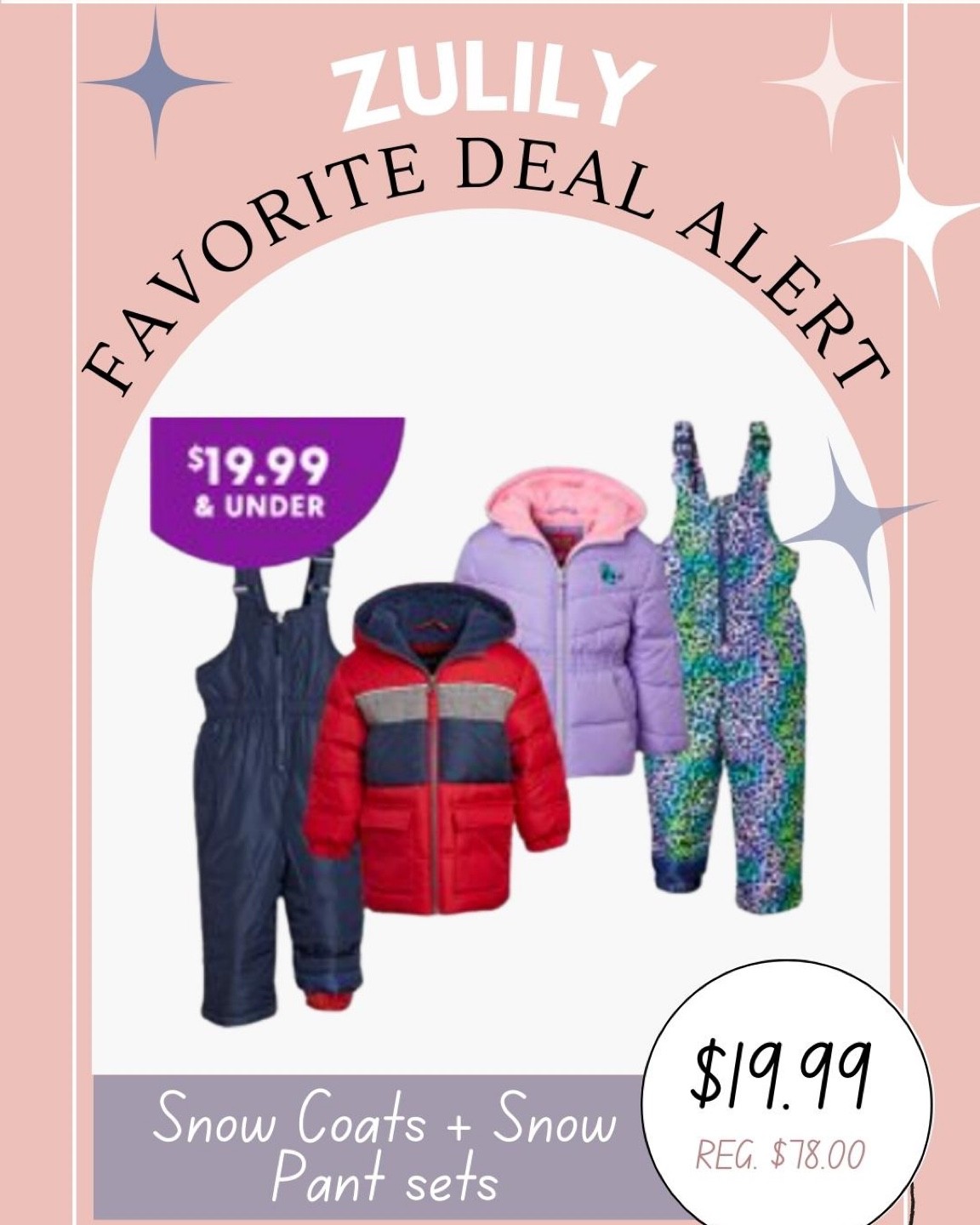 Zulily is having a major sale on snow coats + snow bibs (snow pants). Amazing deal, will go fast! 

Kids winter gear, kids winter coats, winter pants, snow gear  

#LTKsalealert #LTKSeasonal #LTKkids