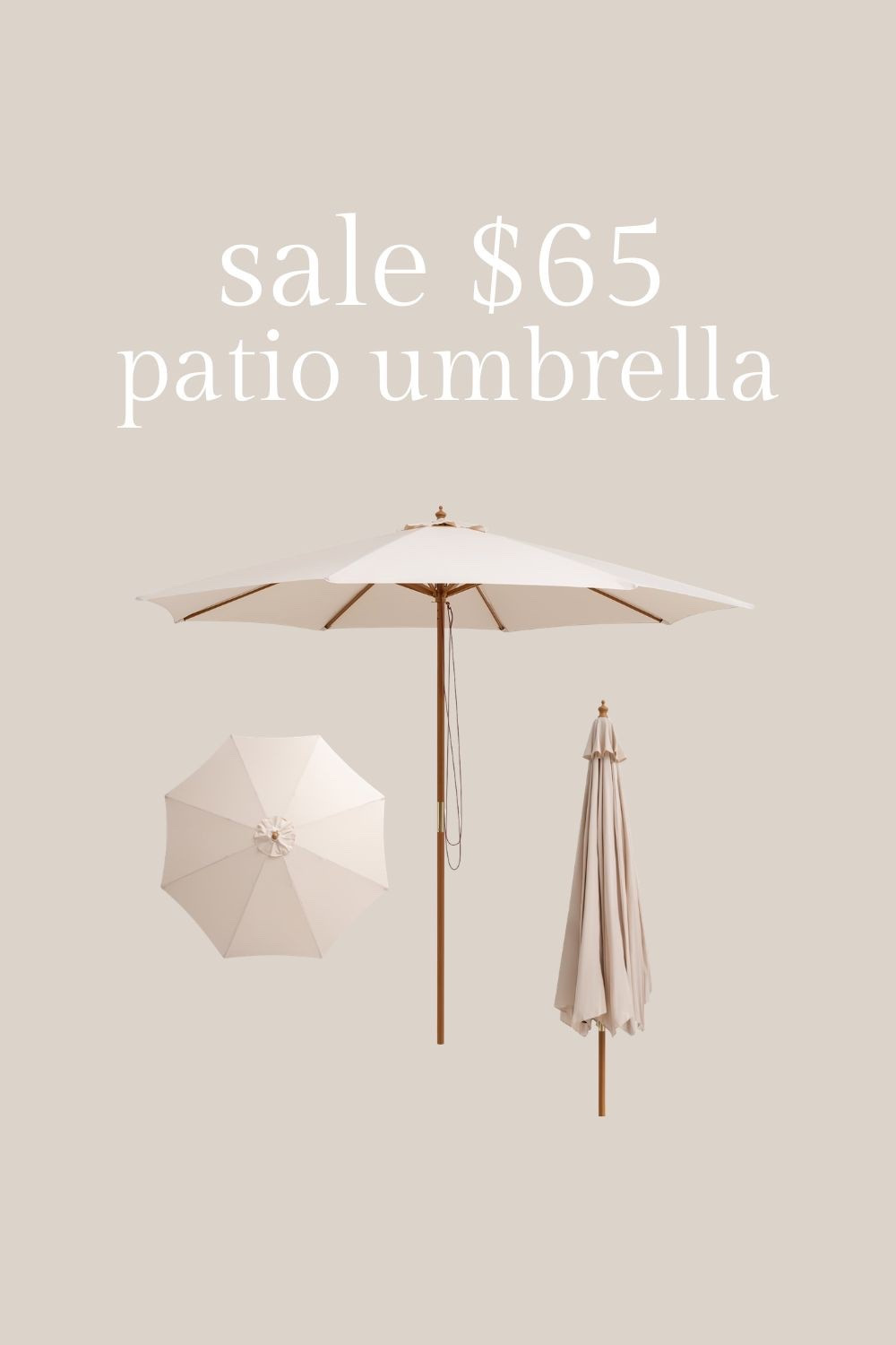 10 ft patio umbrellas on sale! $65 regularly $129. 

#LTKHome #LTKSaleAlert #LTKSeasonal