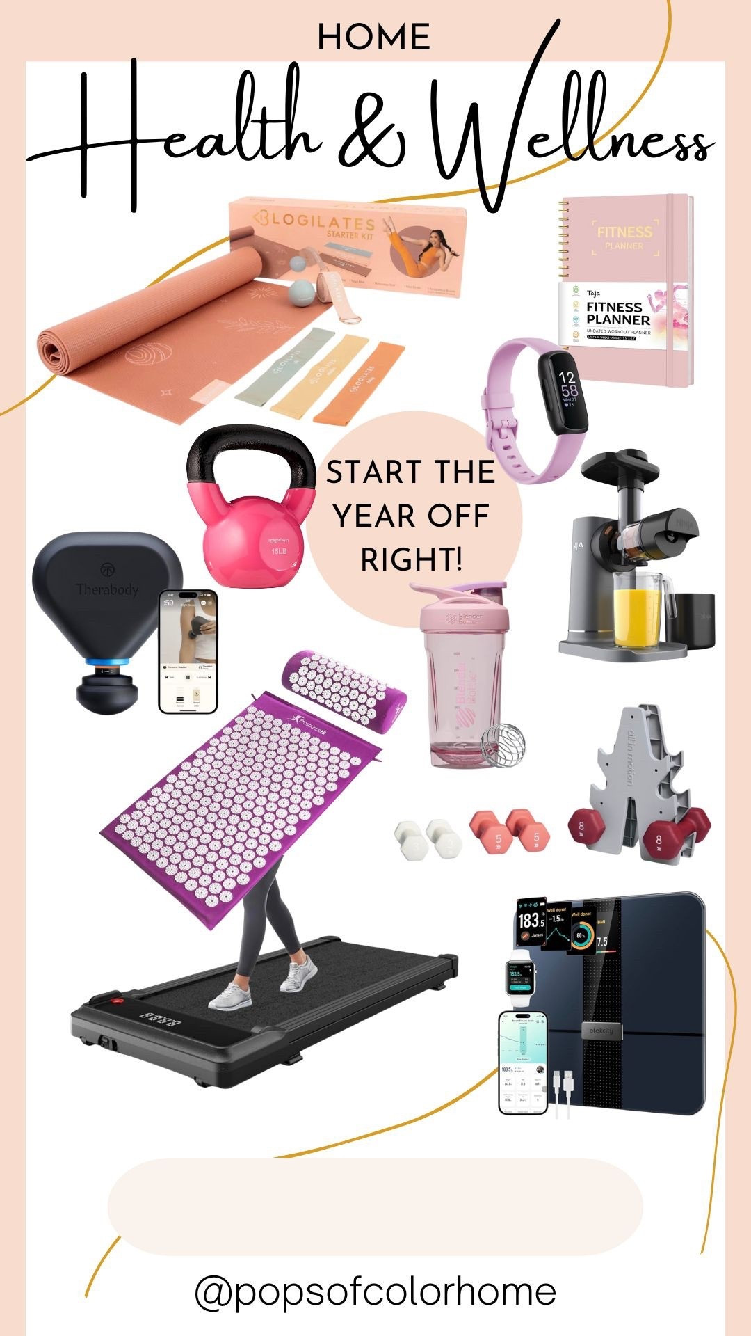 Health, wellness and fitness finds to start the year off right 💪🏻 

#LTKfitnessgoals #LTKActive #LTKselfcare