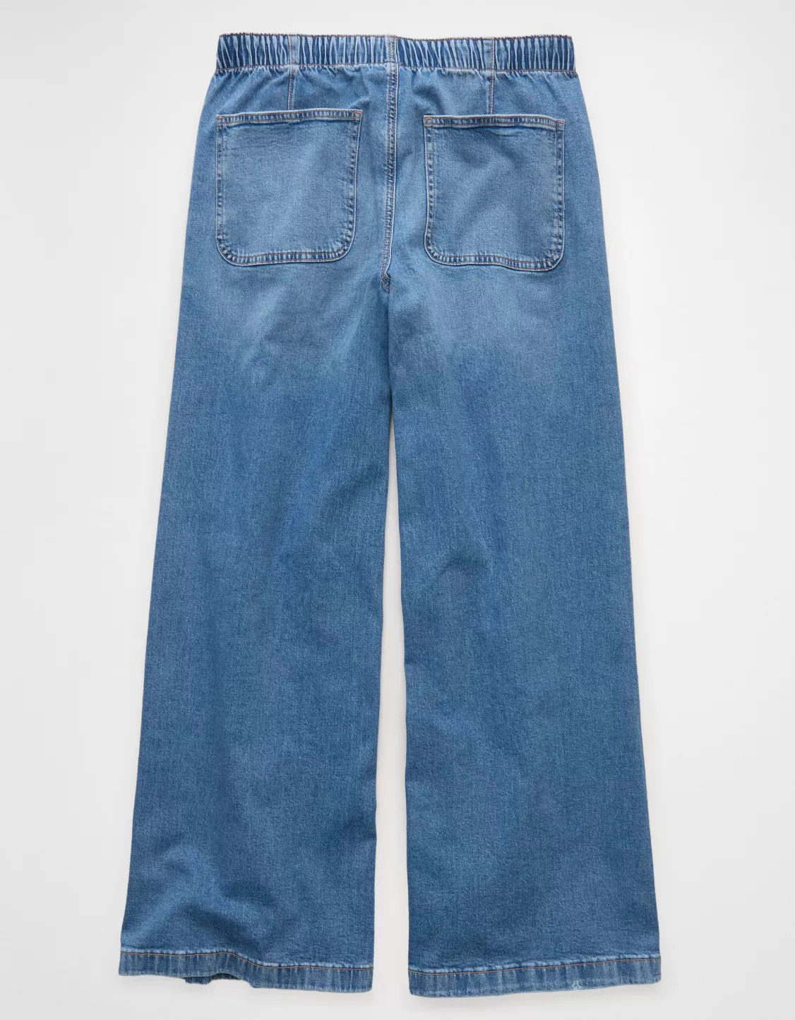 AE Dreamy Drape Strigid Low-Rise Baggy Ultra-Wide Leg Jean | American Eagle Outfitters (US & CA)