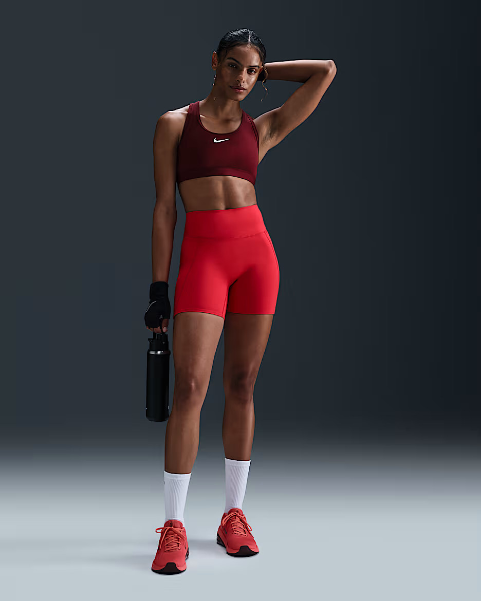 Sustainable MaterialsNike UniversaWomen's Medium-Support High-Waisted 5" Biker Shorts with Pocket... | Nike (US)