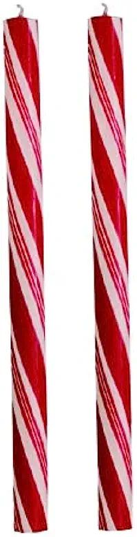 Biedermann & Sons Candy Cane Tapers, Pair | Amazon (US)