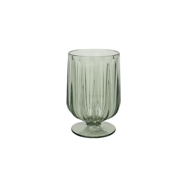 Better Homes & Gardens 15-Ounce Tritan Plastic Wine Goblet, Green | Walmart (US)
