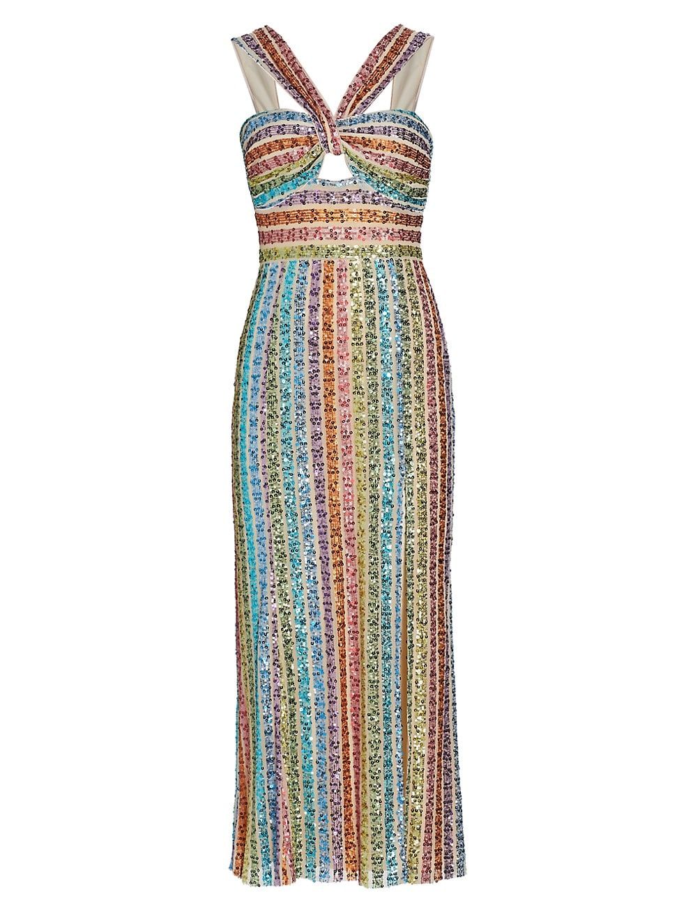 Saylor Eli Sequin Column Dress | Saks Fifth Avenue